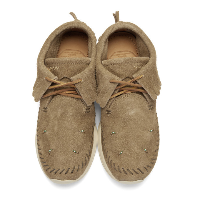 Visvim Tan Maliseet Shaman-Folk Moccasin Sneakers Visvim