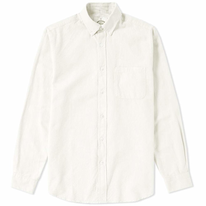 Photo: Portuguese Flannel Button Down Bellavista Oxford Shirt White
