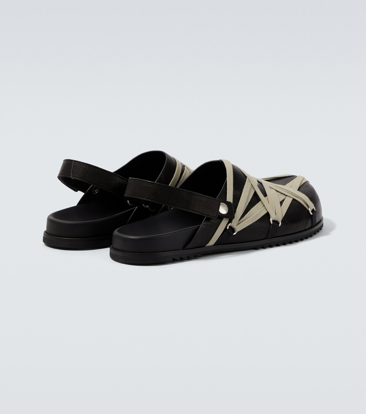 Rick Owens Megalace leather mules