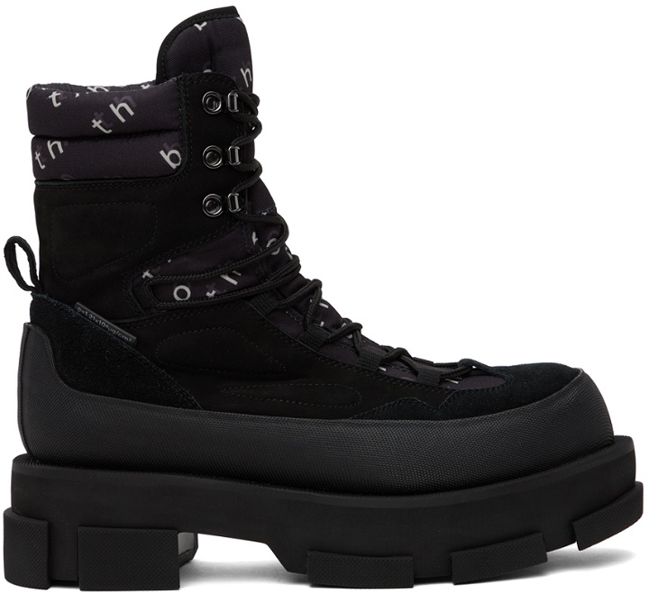 Photo: both Black Gao Platform Boots
