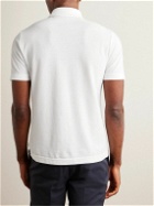 Incotex - Slim-Fit IceCotton-Jersey Polo Shirt - White