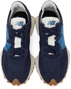 New Balance Navy & Blue 327 V1 Low Sneakers