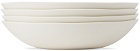 JAR CERAMISTES White Maguelone Pasta Bowl Set