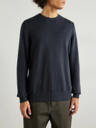 Ghiaia Cashmere - Cotton Sweater - Blue