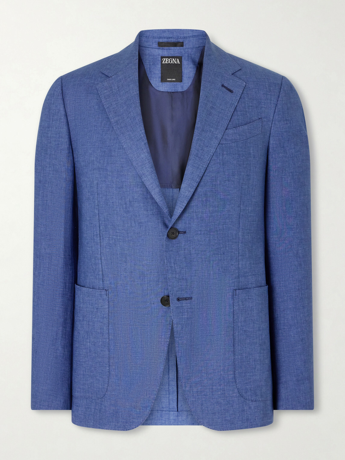 Zegna - Oasi Linen Suit Jacket - Blue