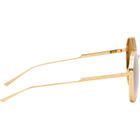 Bottega Veneta Gold Light Ribbon Sunglasses