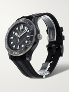 OMEGA - Pre-Owned 2020 Seamaster Diver 300M Automatic 43.5mm Ceramic and Rubber Watch, Ref. No. 210.92.44.20.01.001