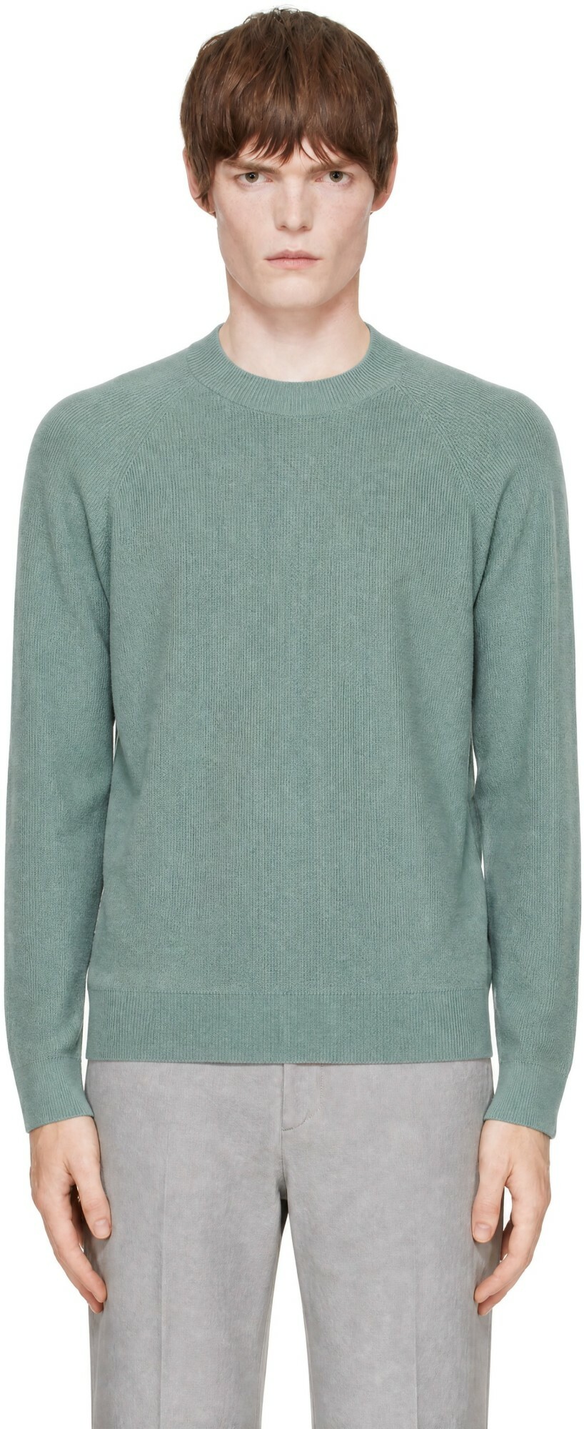 Veilance Green Conic Wool Midlayer Sweater