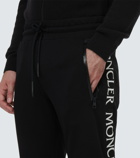 Moncler Logo cotton jersey sweatpants