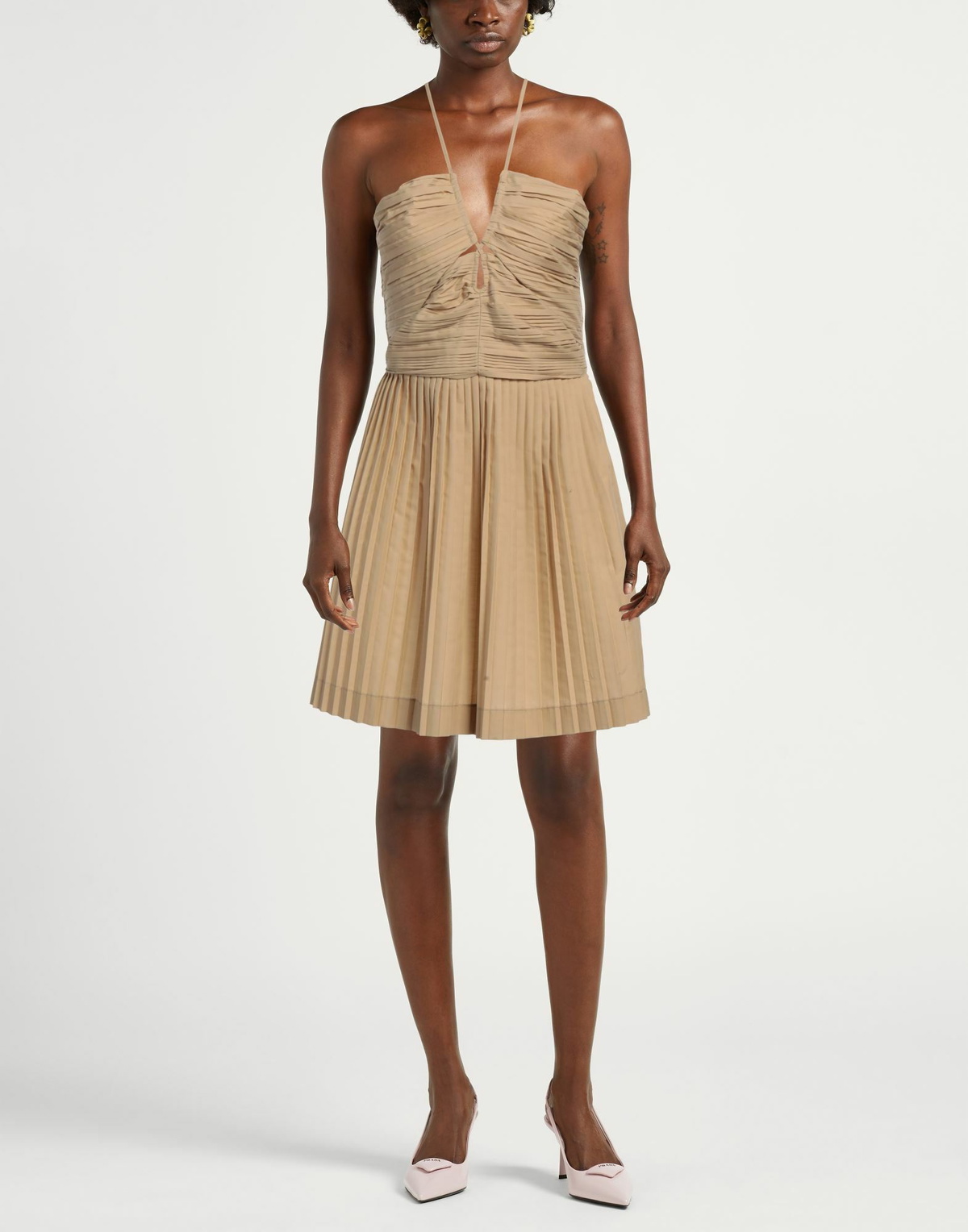 Jijil Womens Mini dress Sand