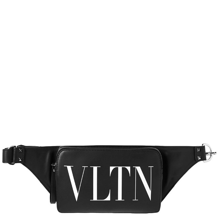 Photo: Valentino VLTN Leather Waist Bag Black
