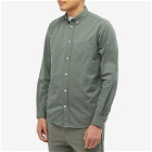 Norse Projects Men's Anton Light Twill Shirt in Dried Sage Green