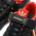 Adidas x Circoloco Forum Low Sneakers in Core Black/Vivid Red