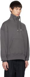 AMI Paris Gray Ami de Cœur Sweatshirt