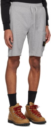 Stone Island Gray Patch Shorts