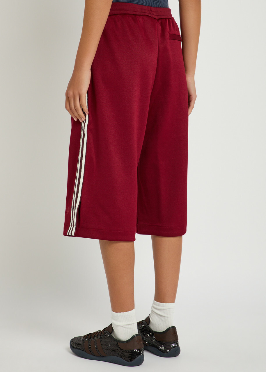 Adidas X Wales Bonner X Wales Bonner Jersey Track Shorts Burgundy