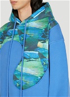 ERL - Swirl Hooded Sweatshirt in Blue