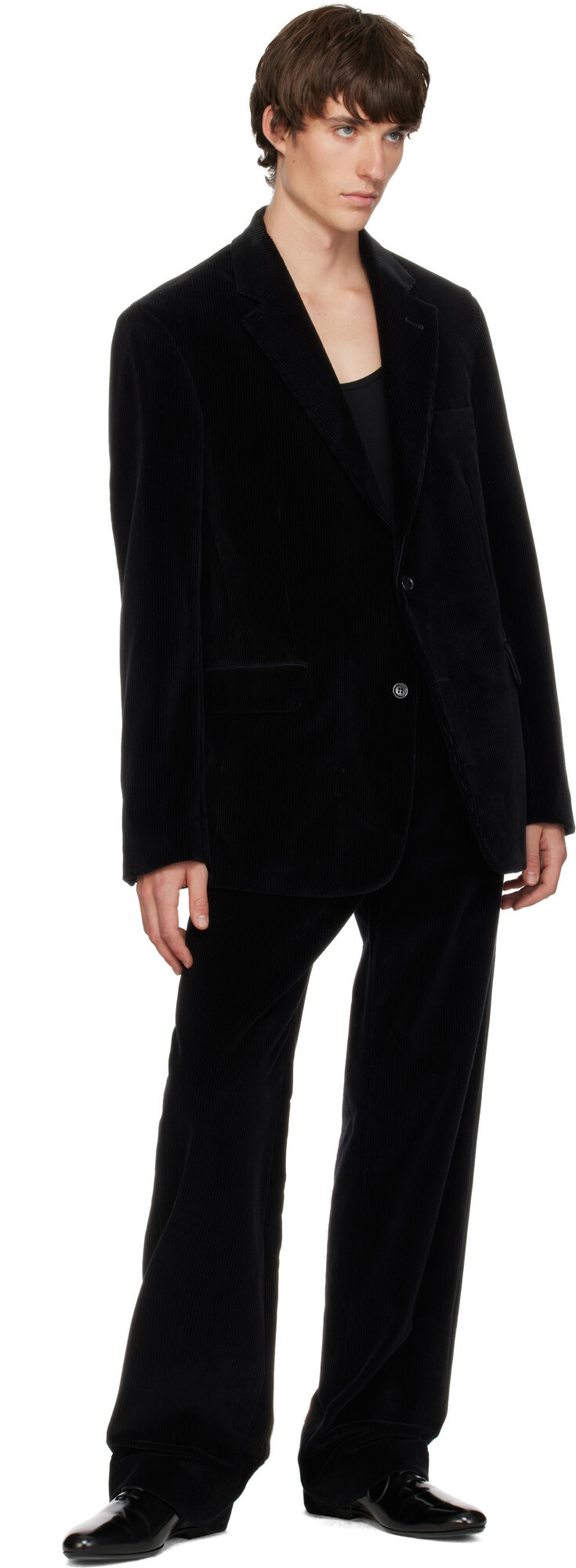 Rier Black Corduroy Blazer