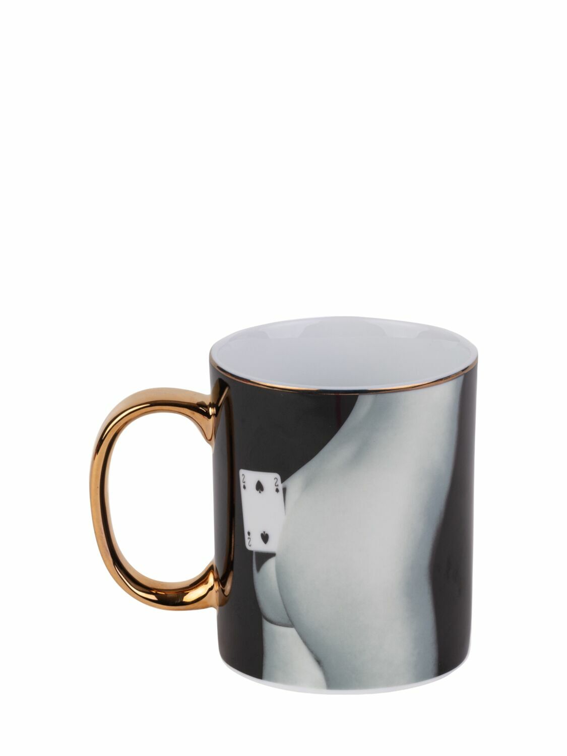 SELETTI Two Of Spades Porcelain Mug