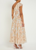 Needle & Thread Baroque Sequin-embellished Tulle Gown Cream