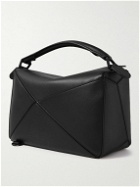 Loewe - Puzzle Logo-Debossed Leather Messenger Bag