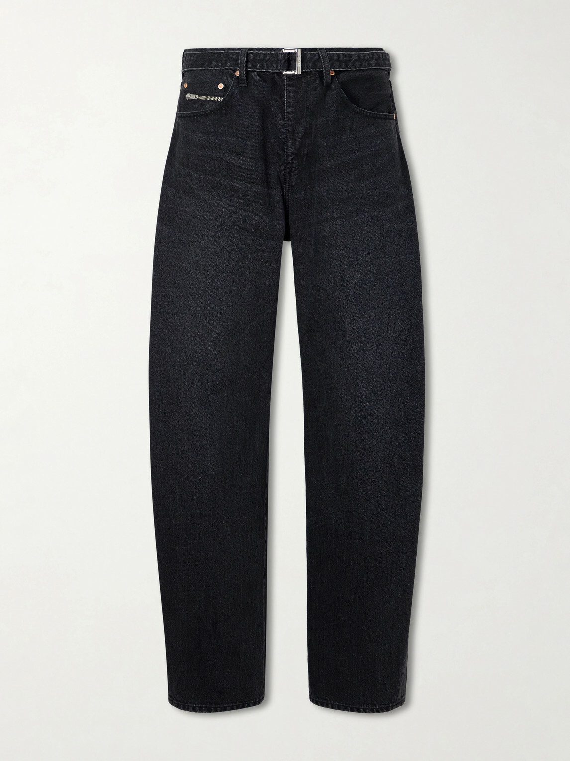 Sacai - Wide-Leg Belted Jeans - Black Sacai