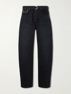 Sacai - Wide-Leg Belted Jeans - Black
