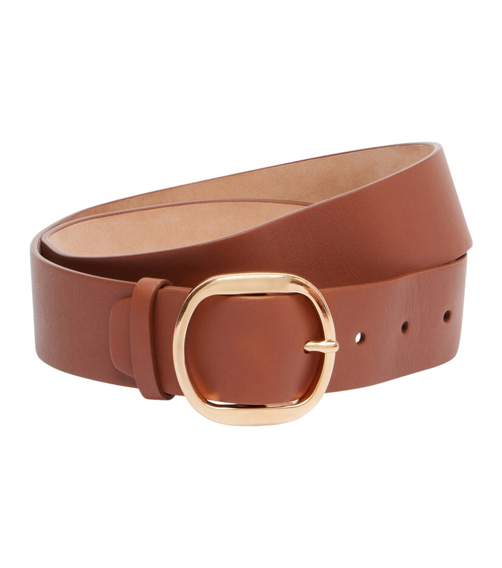GABRIELA HEARST Saddle Buckle Belt, Cognac Gabriela Hearst | Accessories | Gabriela Hearst Saddle  main image 2