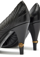 Versace 90 Pintuck Leather Pumps