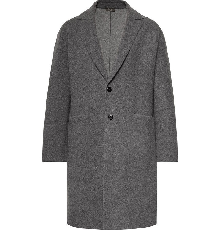 Photo: Berluti - Unstructured Wool and Cashmere-Blend Overcoat - Men - Anthracite