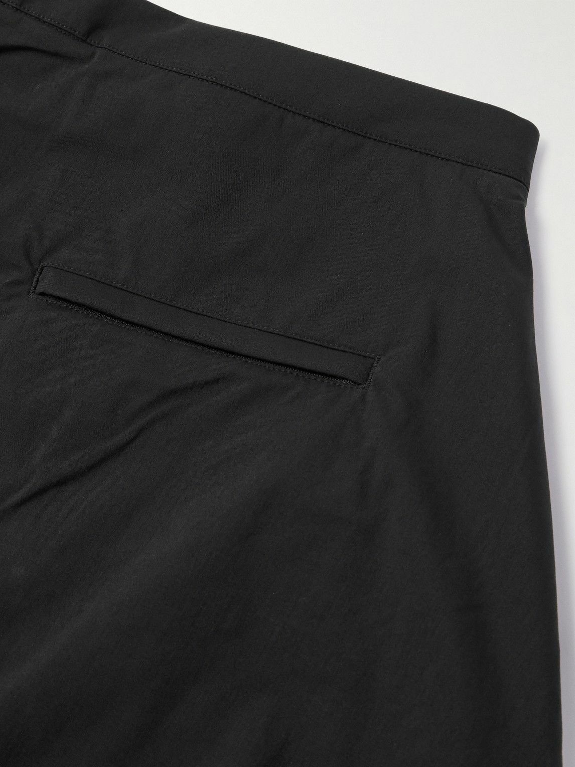 ACRONYM - P30BL Wide-Leg Belted Layered Encapsulated Nylon Cargo Trousers - Black