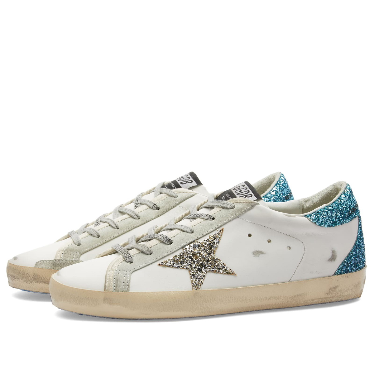 Golden Goose Women's Super Star Leather Sneakers in White