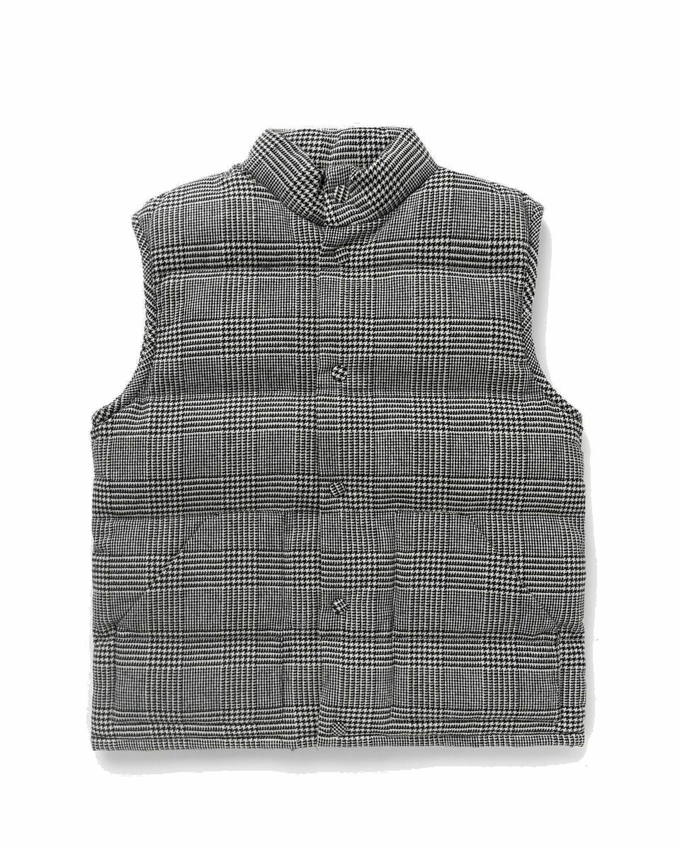 Photo: Officine Générale Damon Liner Vest Brushed Wool Grey - Mens - Vests