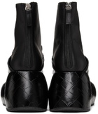 LOEWE Black Wedge Loafer Boots