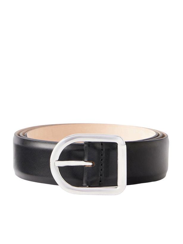Photo: Déhanche - 3cm Mija Full-Grain Leather Belt - Black