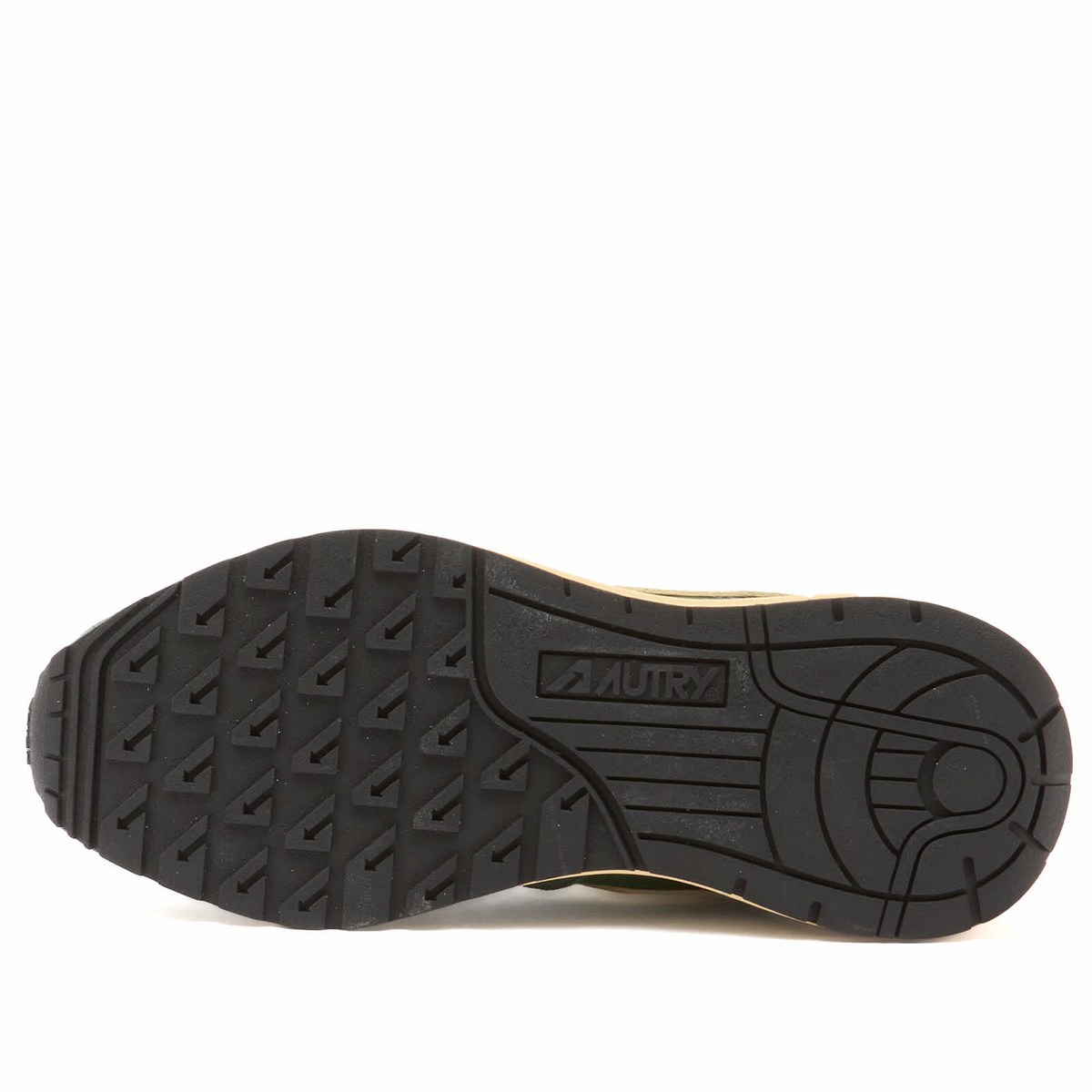 Autry Men's Reelwind Low Sneaker in Bottle/Ruta