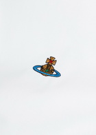 Vivienne Westwood Krall Logo-embroidered Cotton-poplin Shirt White