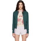 Vivienne Westwood Green Bea Cropped Cardigan
