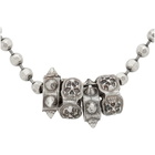 Emanuele Bicocchi Silver Ball Chain Necklace