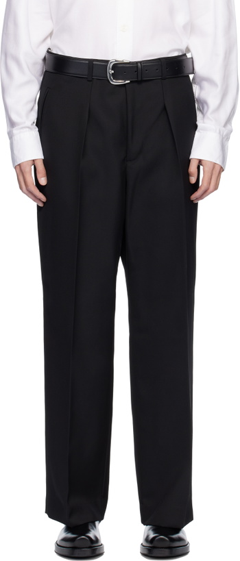 Photo: Second/Layer Black Saico Trousers