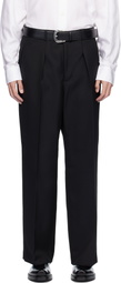 Second/Layer Black Saico Trousers