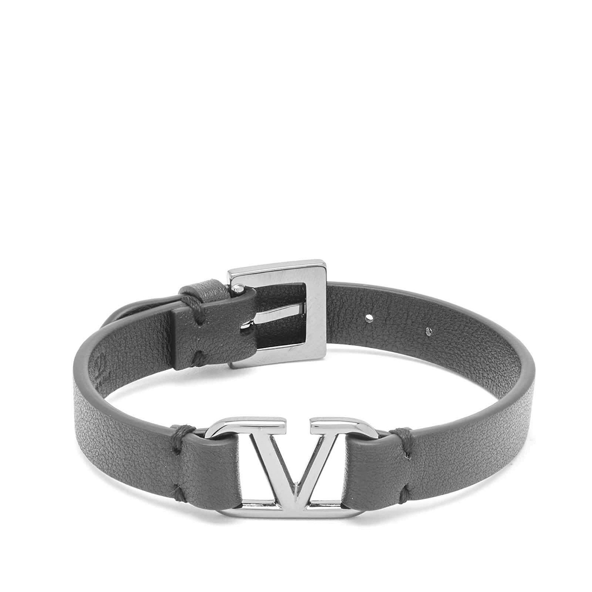 Photo: Valentino Men's Signature Bracelet in Nero