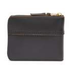 Comme des Garçons Wallet SA7100TS Triple Stitch Wallet in Black 