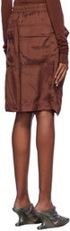 Rick Owens Brown Boxer Shorts