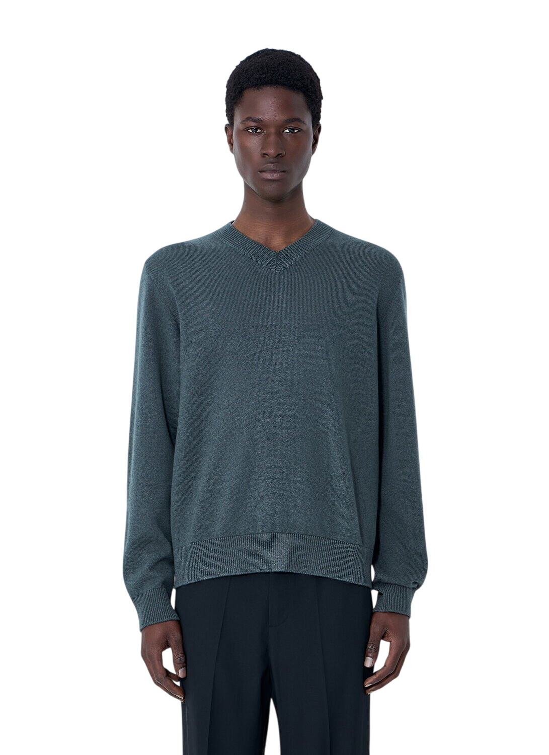 The Row - Delsie Merino Wool Mock-Neck Sweater - Black The Row