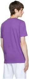 Moncler Purple Flocked T-Shirt