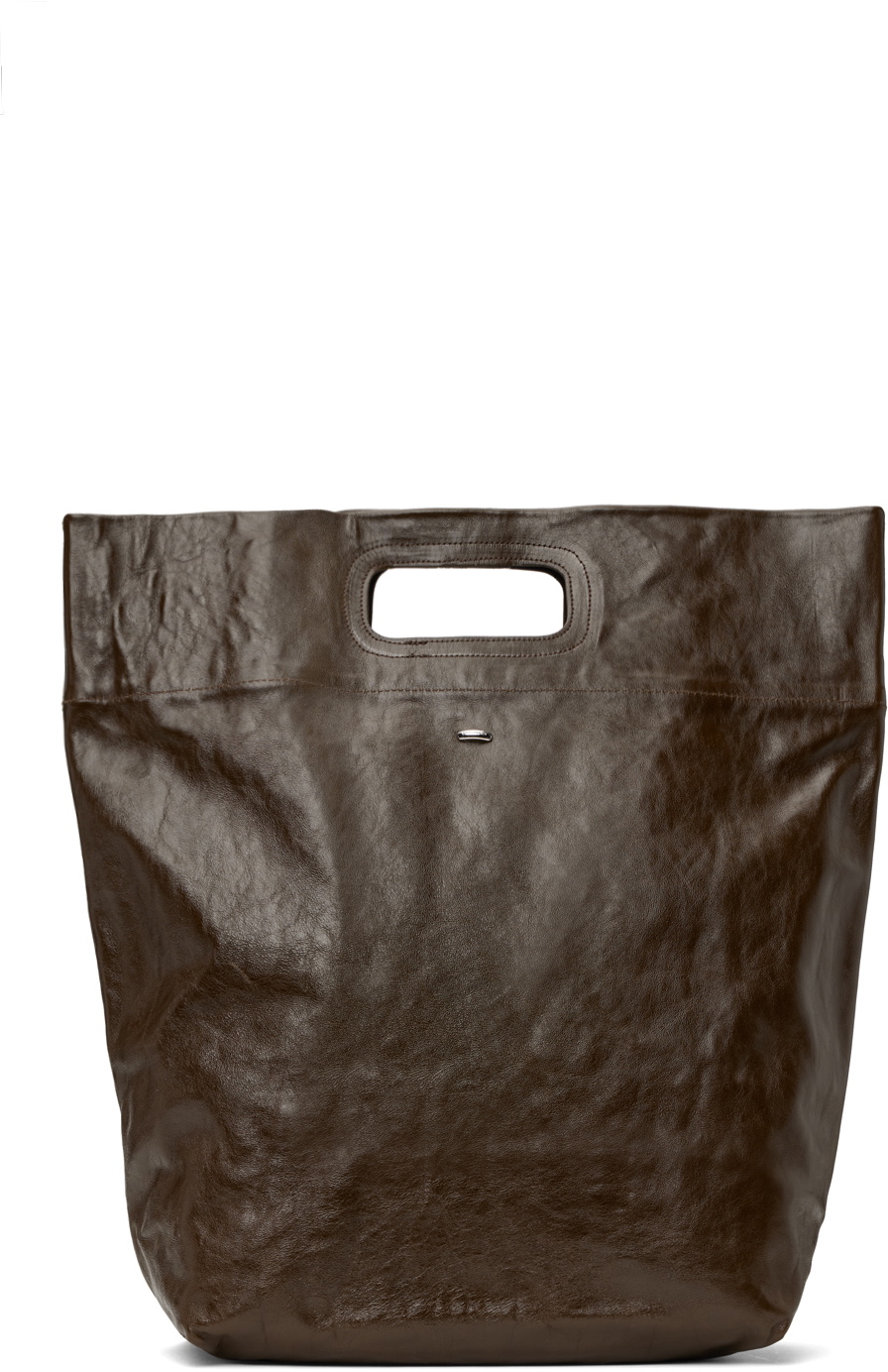 Our Legacy Tan Cloudy Leather Sub Tote Bag Our Legacy