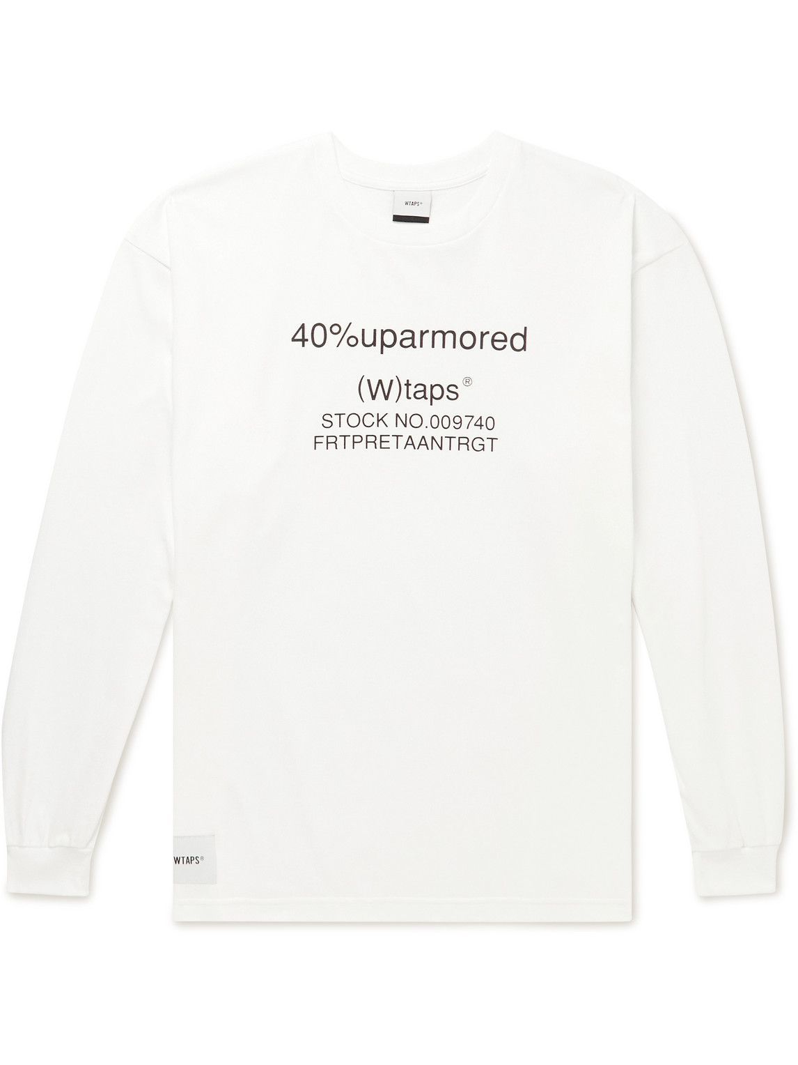 WTAPS - Printed Cotton-Jersey T-Shirt - White WTAPS