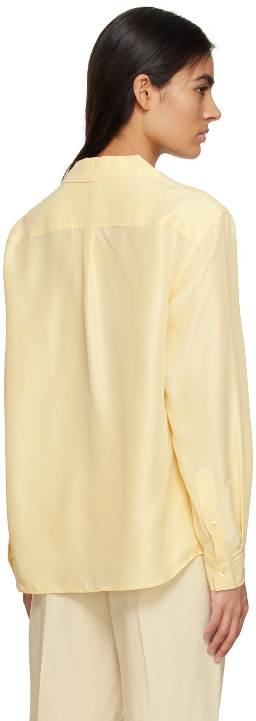 TOTEME Yellow Notched Lapel Shirt Toteme TOTEME Yellow Notched Lapel Shirt Toteme