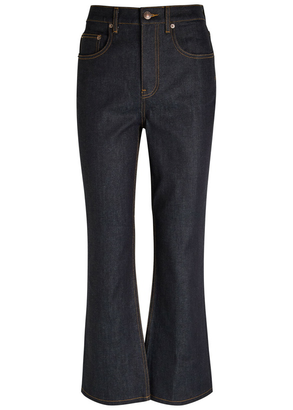 Photo: Tory Burch Cropped Flared-leg Jeans Denim